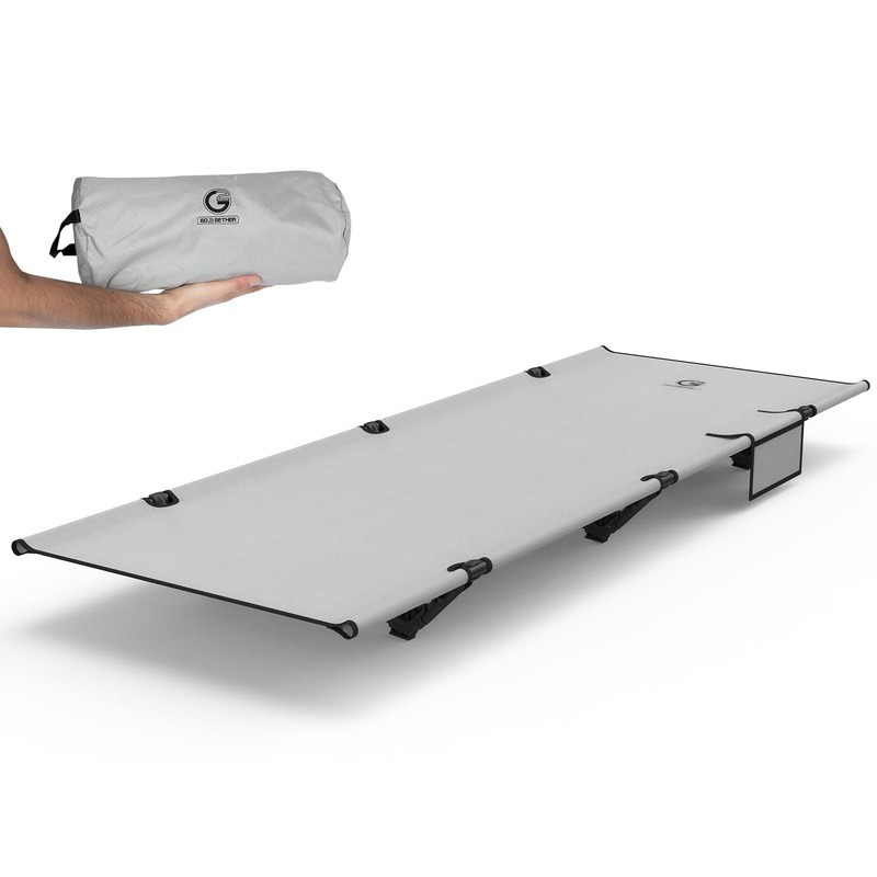 Foldable Camping Cot, Durable Travel Tent Cot, Ultralight for Backpacking, Summe