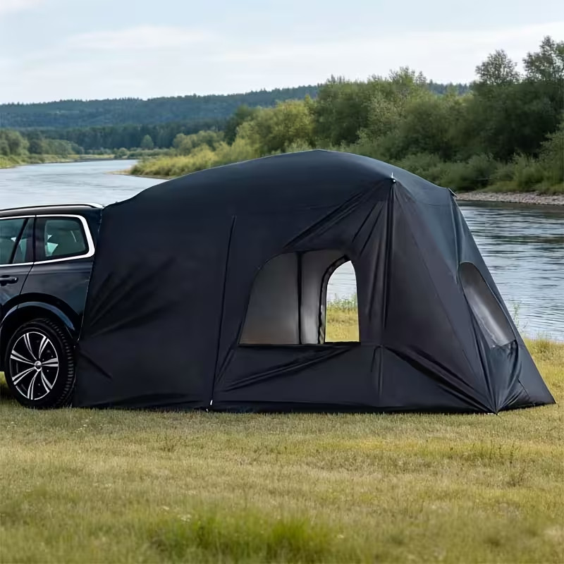 SUV Tailgate Tent 6 Person Camping Shelter Waterproof Car Rear Tent