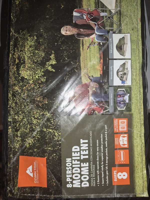 Ozark Trail 8-person Clip & Camp Family Tent For Outdoor Camping 16'X8'X78" gallery