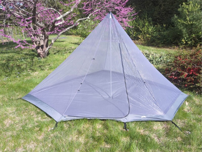 GoLite Shangri-La 5 Net Tent Backpacking Shelter Bug Netting Teepee style