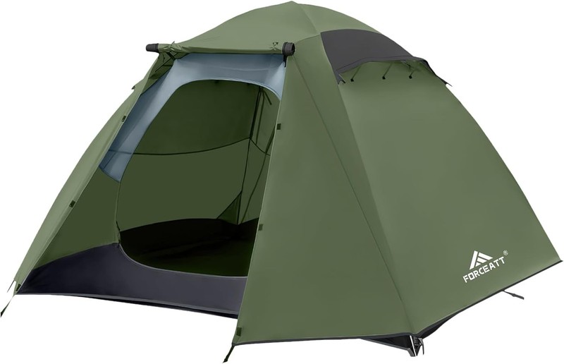 Forceatt Camping Tent 2/3/4 Person,Waterproof&Windproof Tent Suitable