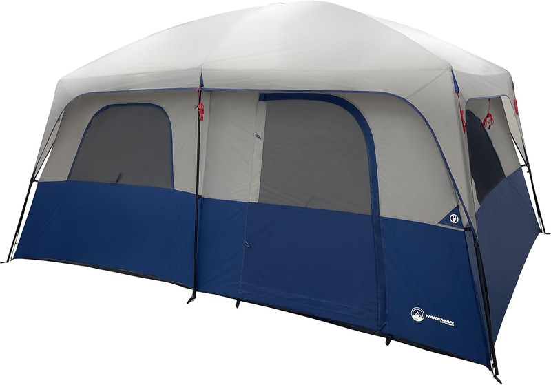 10 Person Camping Tent - Large Outdoor Tent with Room Divider and Rainfly - Fami gallery