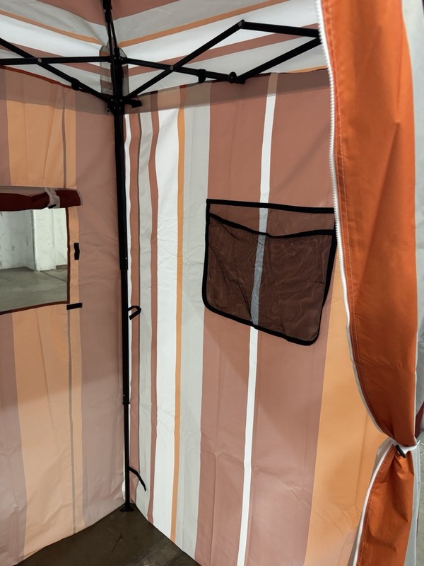 Eagle Peak Portable Changing Room Tent – 2 Styles Available (Striped & Polkadot) gallery