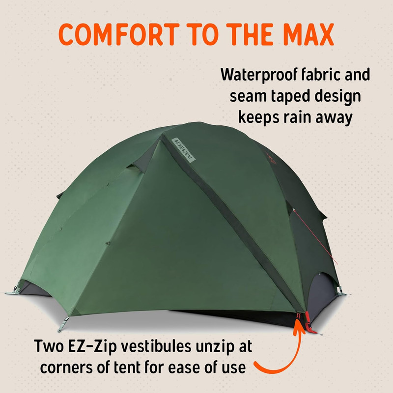 Wireless Freestanding Camping Tent, 2 4 or 6 Person Size, Huge Interior and Peak gallery