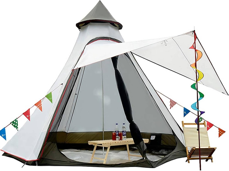 12'X10'X8'Dome Camping Tent 5-6 Person 4 Season Double Layers Waterproof Anti-Uv gallery