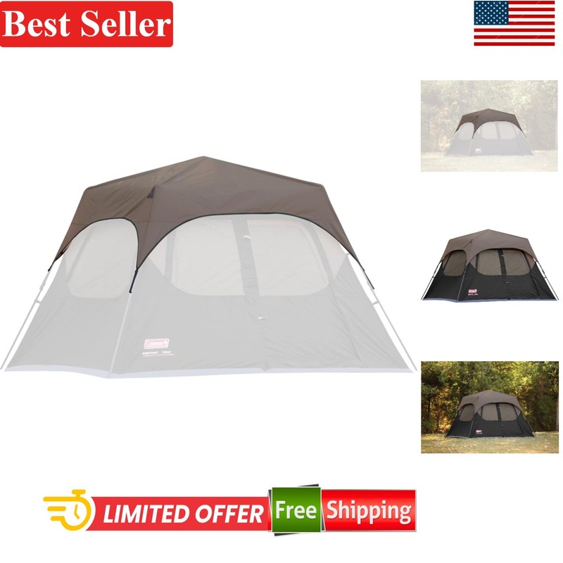 Durable UV Protected Rainfly for 4/6 Person Instant Tents – Compact Design