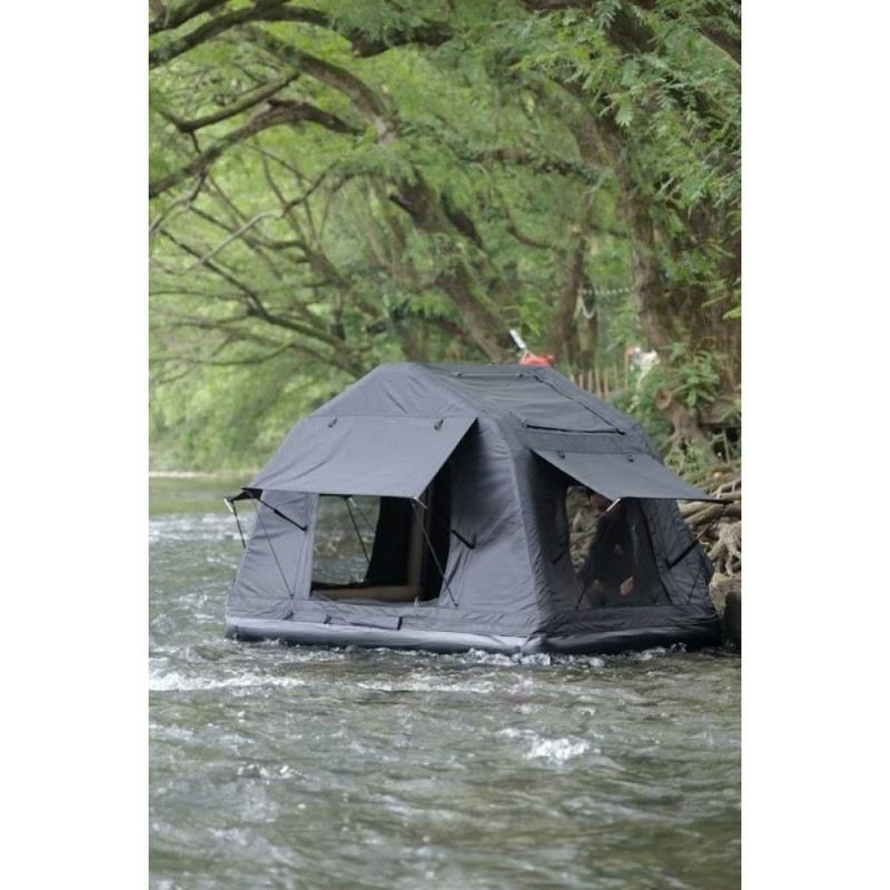 2-3 Person Amphibious Inflatable Roof Top Tent for SUV Truck Camping (No Ladder)