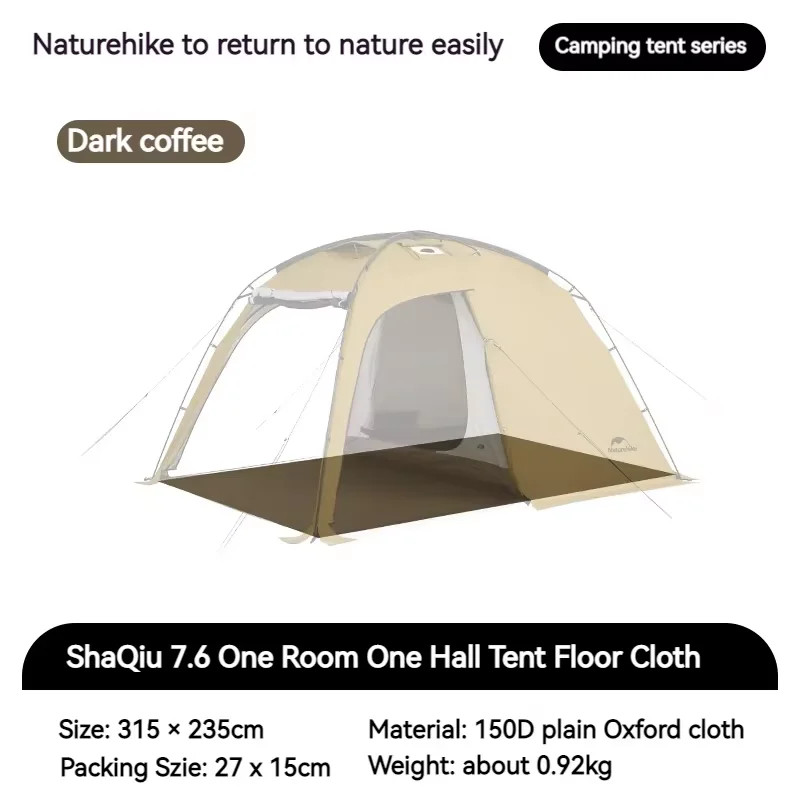 Dome Tent Accessories Floor Cloth TPU Door Camping Gear Portable Storage