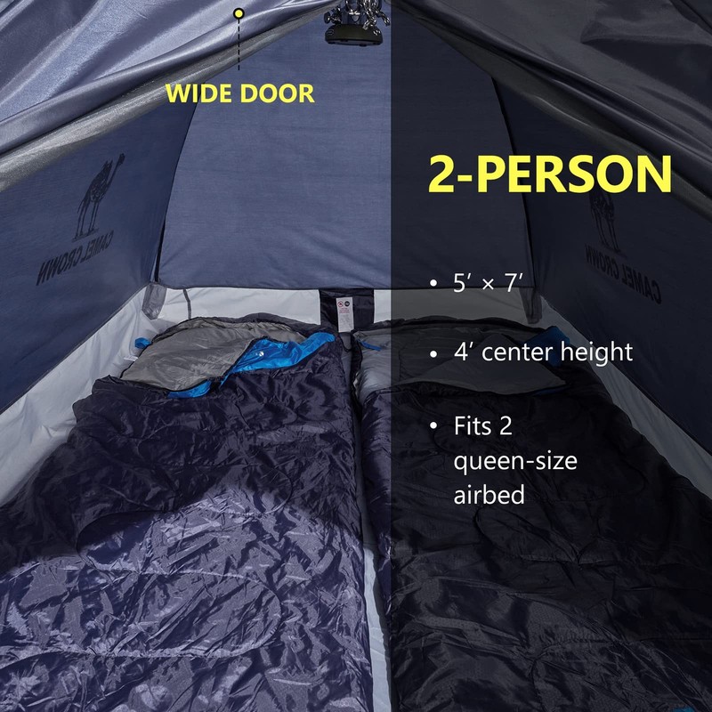 CAMEL CROWN Camping Dome Tent 2-5 Person Waterproof 4-Season Lightweight gallery