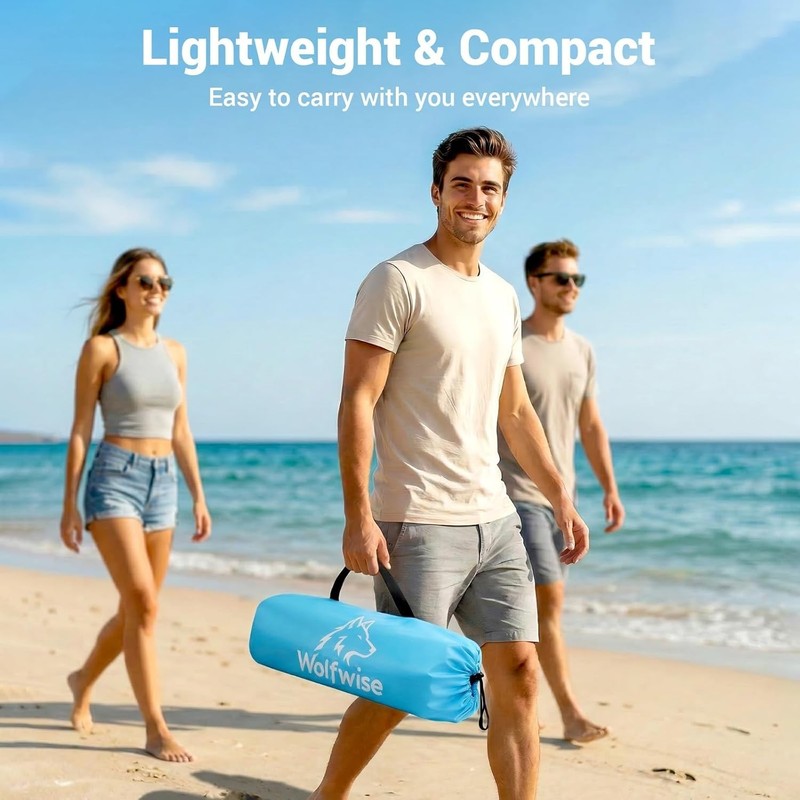 Beach Tent Sun Shelter for 3 Person with UPF 50+ UV Protection, Sun Shade Bea... gallery