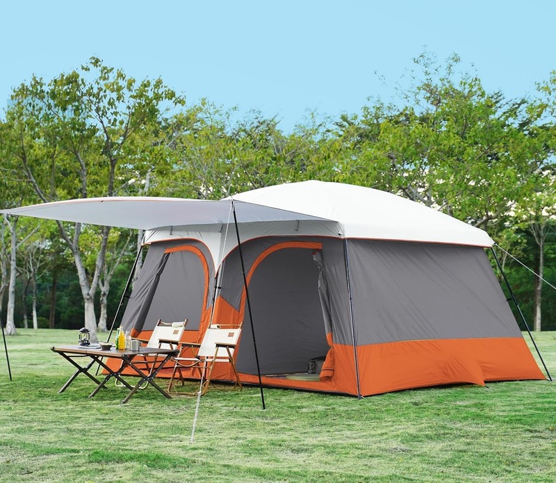 8–10 Person Family Camping Tent 2 Room Waterproof w/ Vestibule gallery