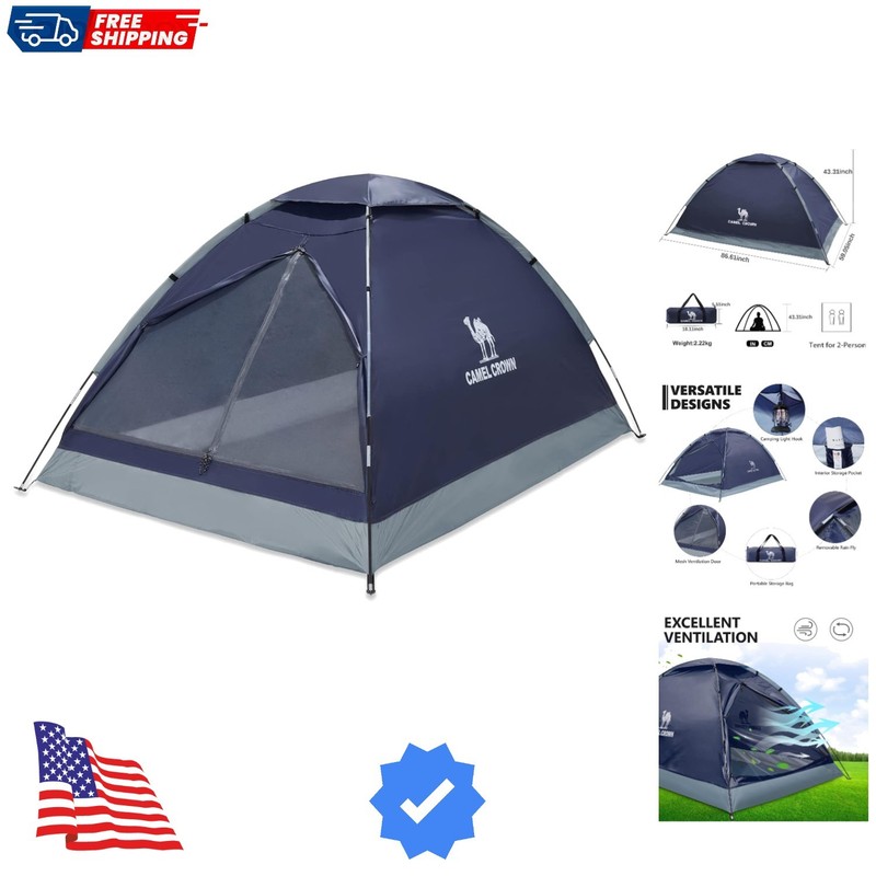 Tents for Camping 2/3/4/5 Person Camping Dome Tent, Waterproof,Spacious, Ligh…