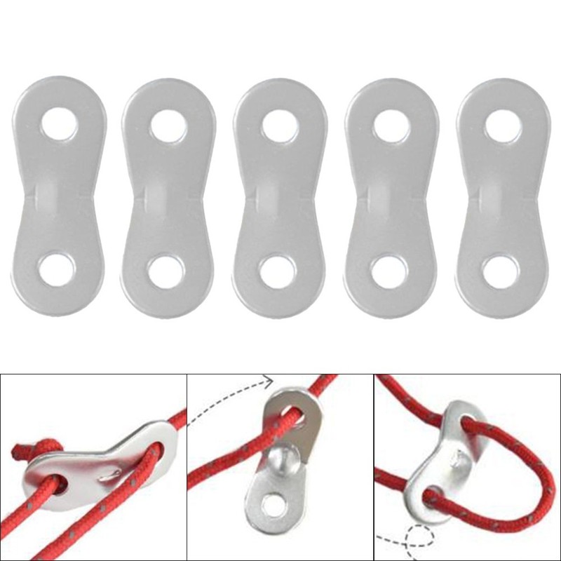 Premium Aluminum Alloy Wind Rope Adjuster for Reliable Camping Experience gallery