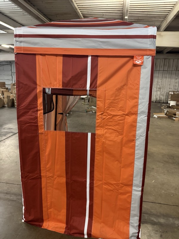 Eagle Peak Portable Changing Room Tent – 2 Styles Available (Striped & Polkadot) gallery