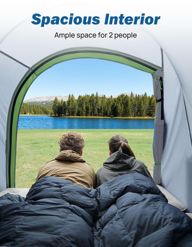 Pickup Truck Tent 2.0, Waterproof PU2000mm Double Layer for 2 Person, Portabl... gallery