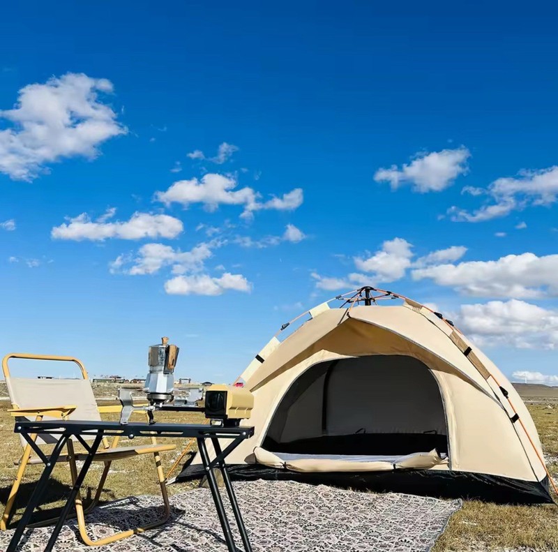 3-4 Person Pop Up Camping Tent Waterproof Sun Shelter Outdoor Portable Cabin
