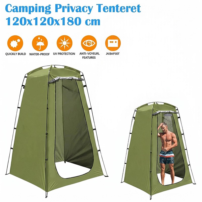 Single Person Outdoor Privacy Tent Ventilated Design for Camping Beach & Park