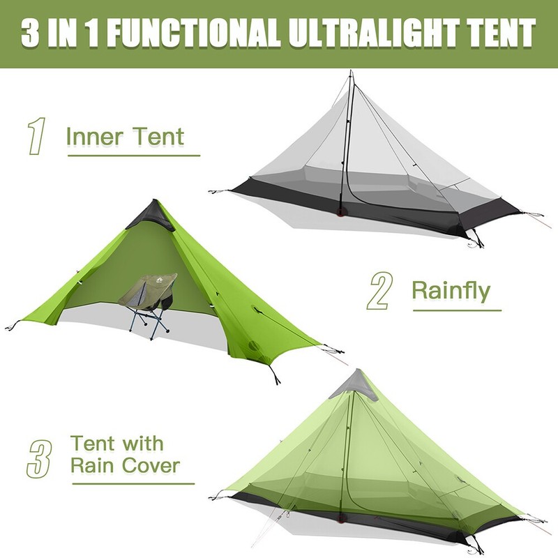 Ultralight Tent Professional Hiking Tent for 1 Man Camping Double Layer 2025 gallery