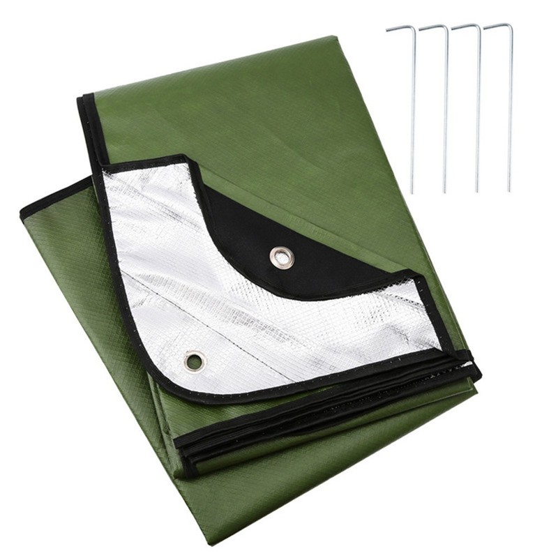 Waterproof Thermal Outdoor Blanket Ideal for Camping and Hiking 82 7x59 1inch gallery
