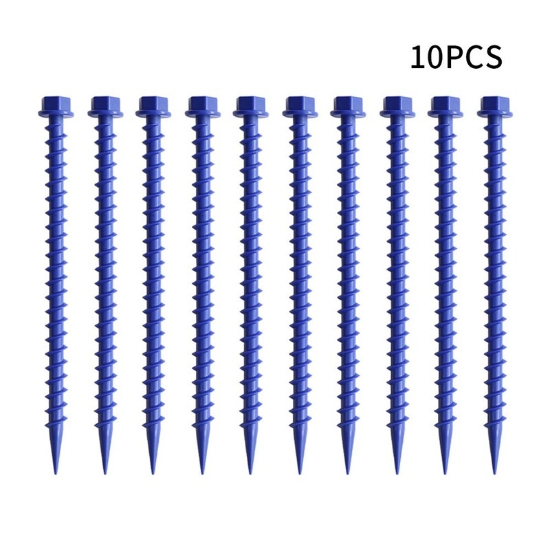 Ground Spikes Tent Pegs Floor Nails PP Plastic Pitch Plastic Practical 26.6 gallery