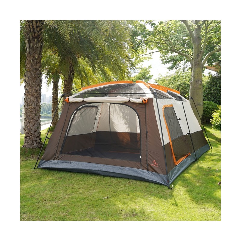 KTT Extra Large Tent 10-12-14 Person(B),Family Cabin Tents,2 Rooms,3 Doors an... gallery
