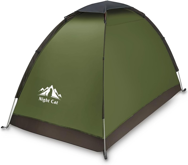 New Night Cat Lightweight Backpacking Tent 1-2 Person Waterproof Fast Shipping gallery