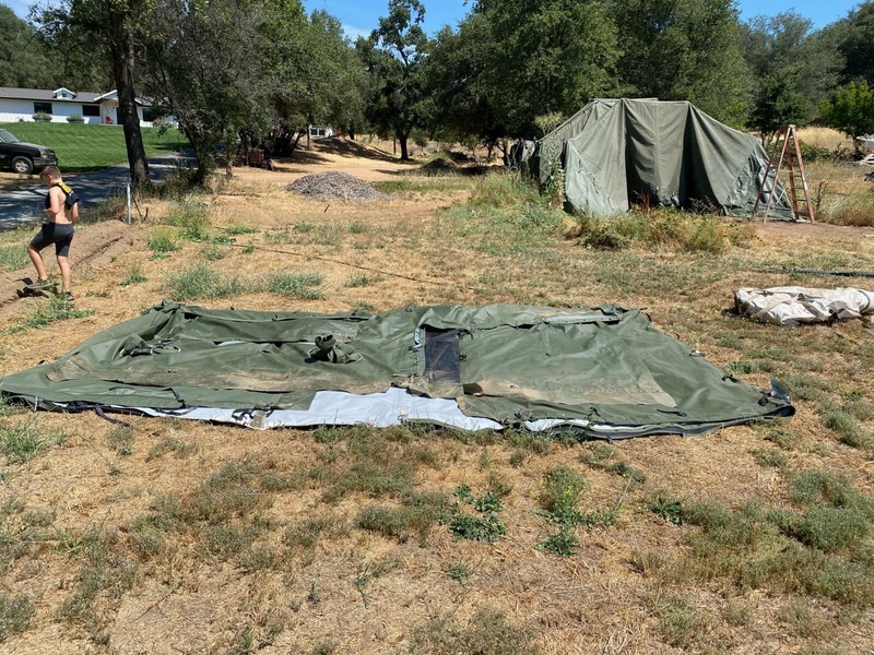 Modular Medium Camouflage Green Shade #483 Tent | 8340-01-456-3628 gallery