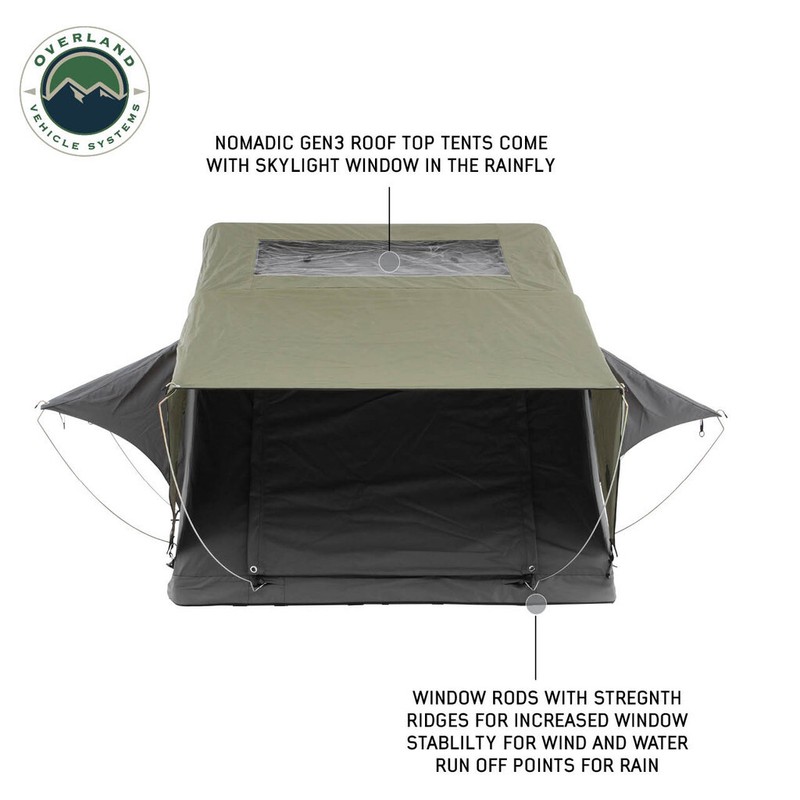 Overland Vehicle Systems Nomadic 3 Standard Roof Top Tent gallery