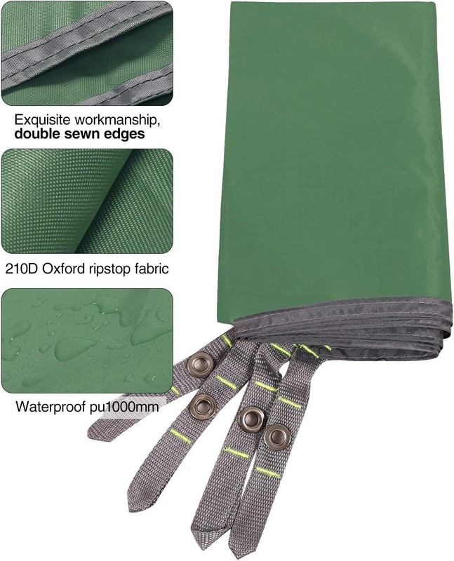 Multifunctional Camping Tarp 83"x95" - Lightweight & Water-Resistant Design gallery