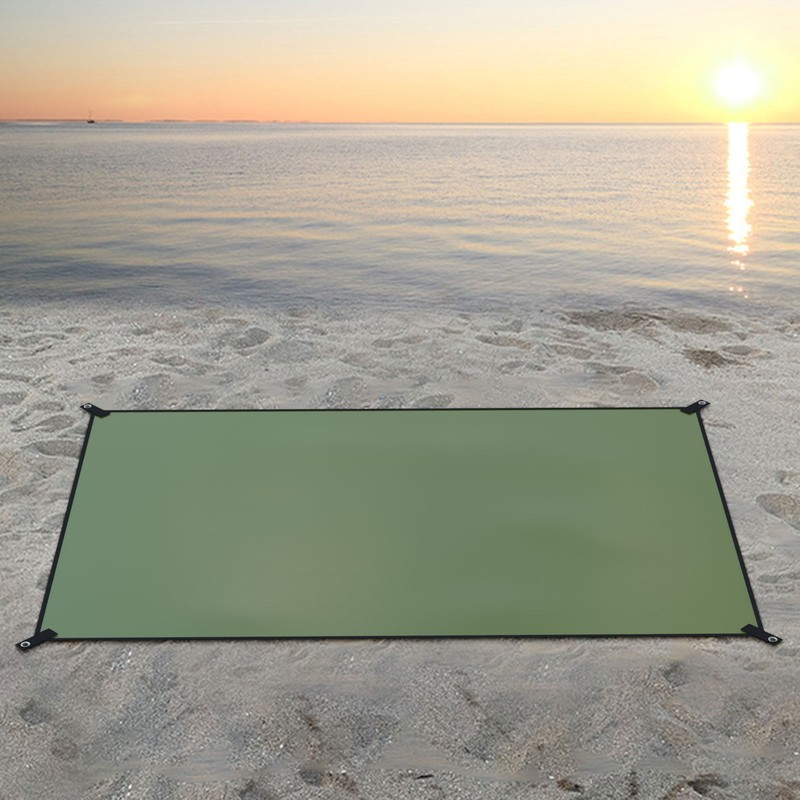 83*59in Camping Tent Tarp Shelter Hammock Awning Sun Shade Rain Cover Pad Mat gallery