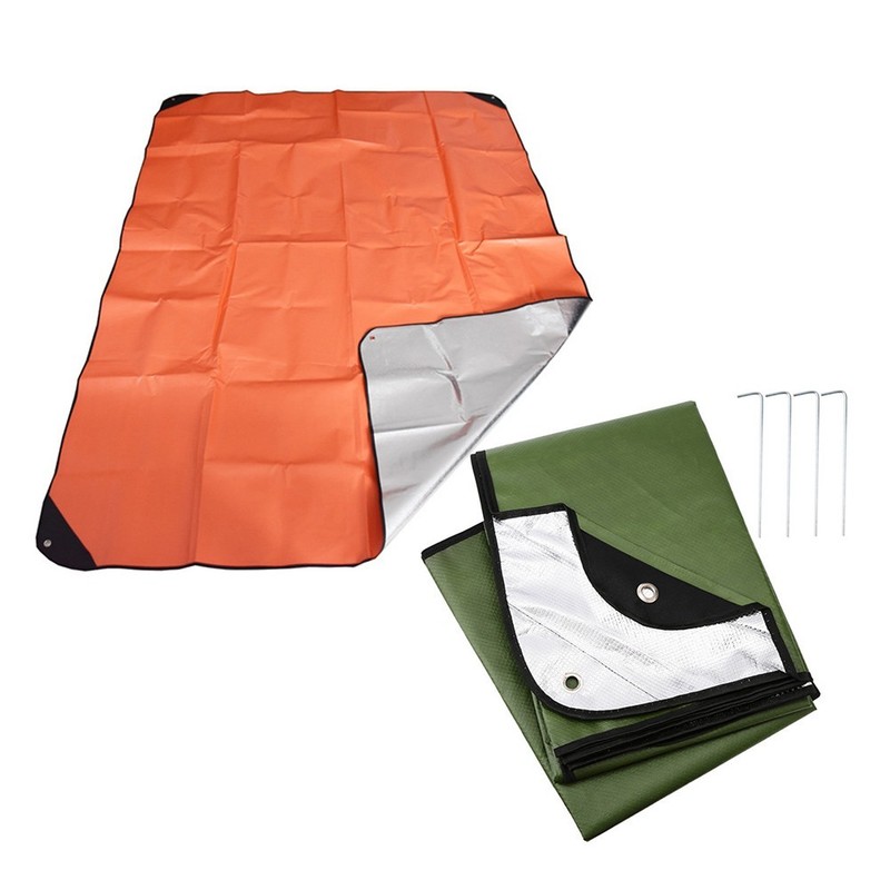 Waterproof Thermal Outdoor Blanket Ideal for Camping and Hiking 82 7x59 1inch gallery