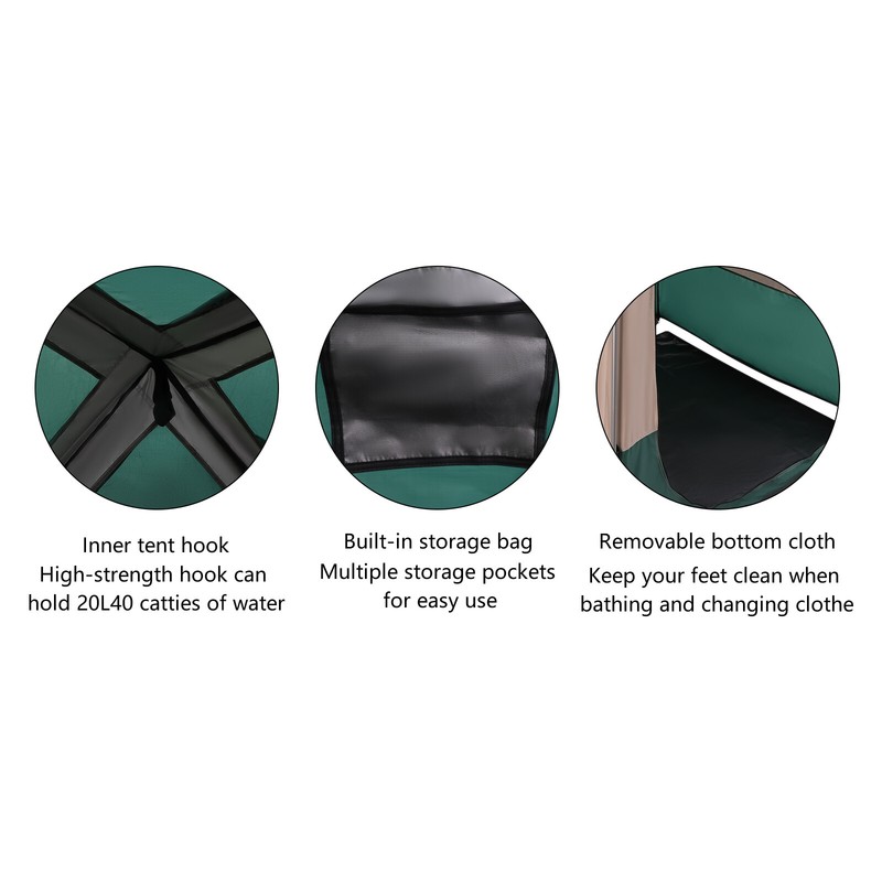 Outdoor Tent Instant Pop Up Tent Privacy Camping Shower Toilet Changing Room gallery