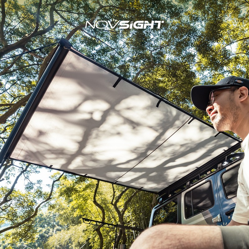 6.6x6.6' Car Side Awning Sun Shade 420D Waterproof Outdoor Camping Travel Tent gallery