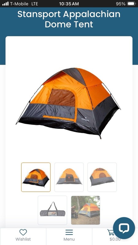 Stansport 2 Person Dome Tent gallery