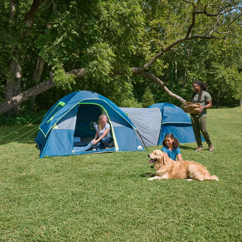 Brand New-Ozark Trail 8 Person Dual Dome Tent - 17ft. x 9ft. - 21.89 lbs. gallery