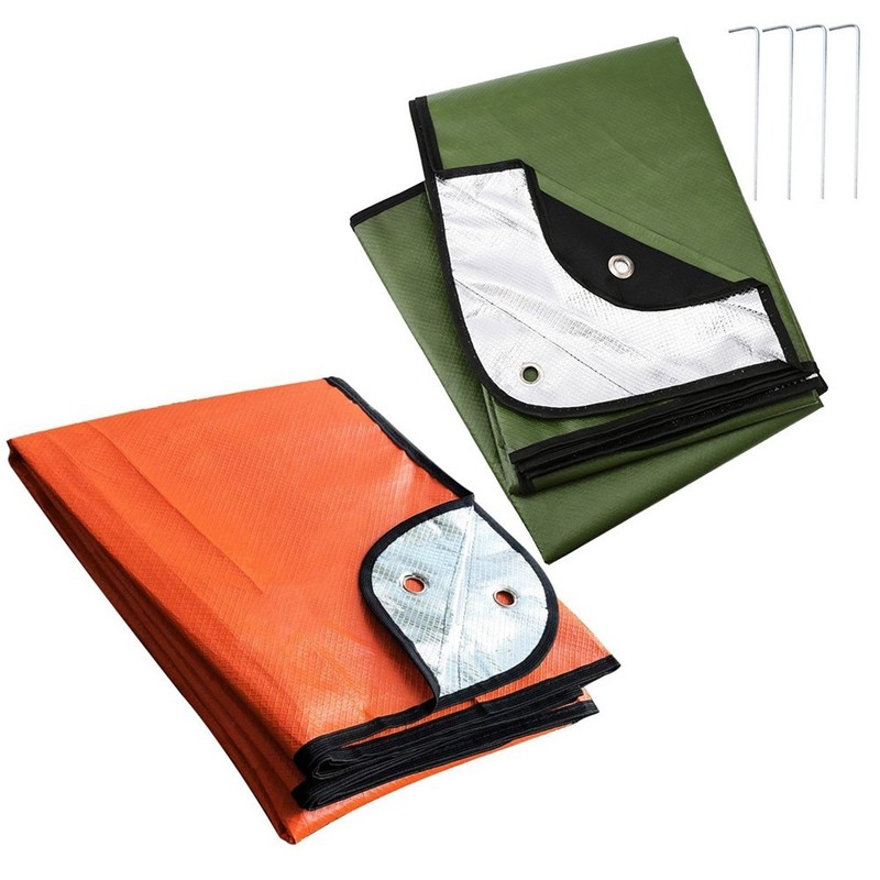 Waterproof Thermal Outdoor Blanket Ideal for Camping and Hiking 82 7x59 1inch gallery