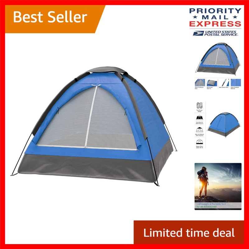 2-Person Comfort Cot Tent – Portable, Easy Setup, and Versatile for Solo Camp
