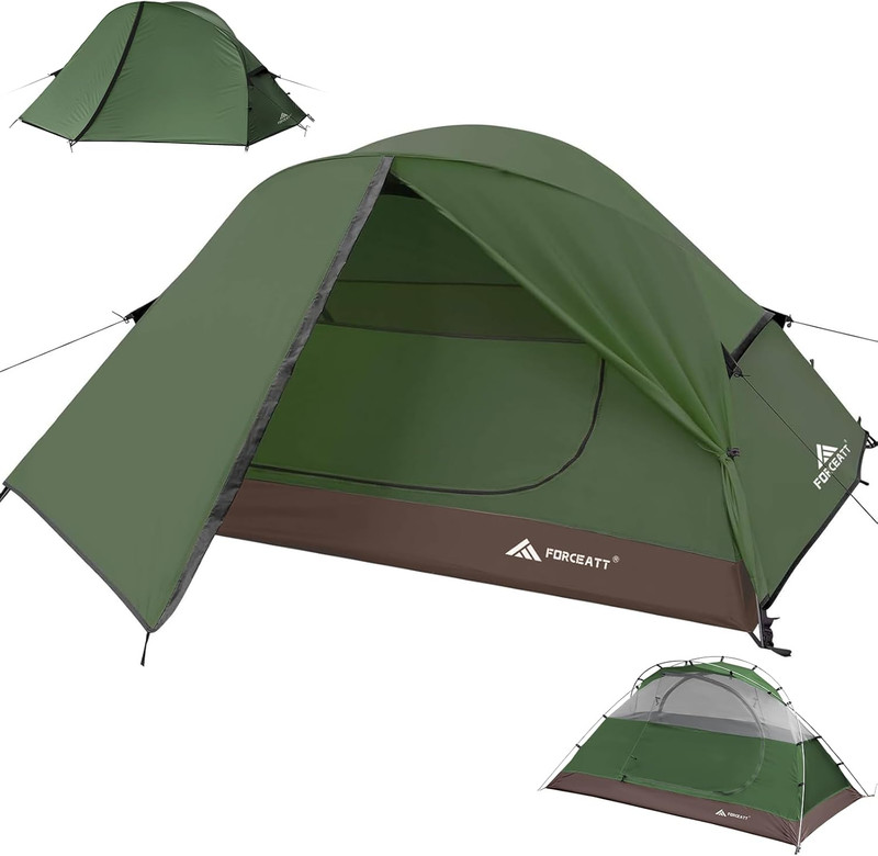 Camping Tent 2 Person, Backpacking Tent Waterproof & Windproof, Ultralight Insta