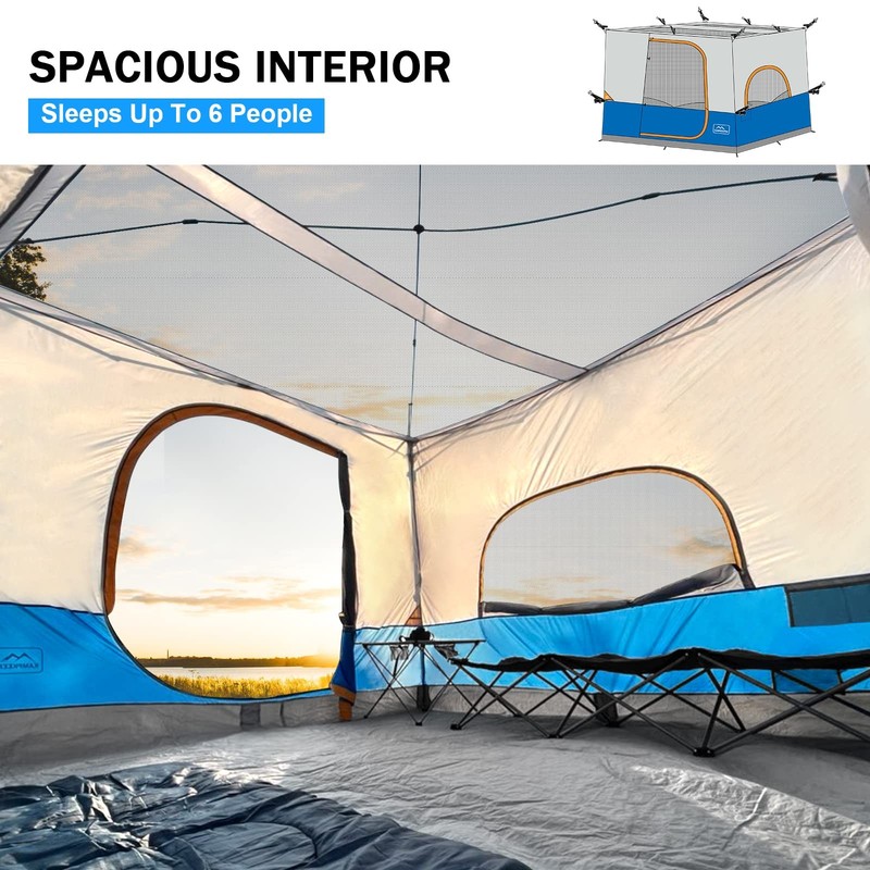 Camping Inner Tent for Pop Up Canopy, Converts 10'x10' Straight Leg Canopy in... gallery