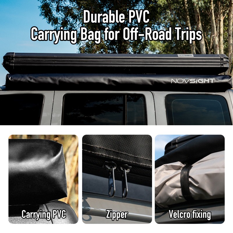 NOVSIGHT Car Side Sunshade Tent Car Awning Rooftop Truck Camping Outdoor Shelter gallery
