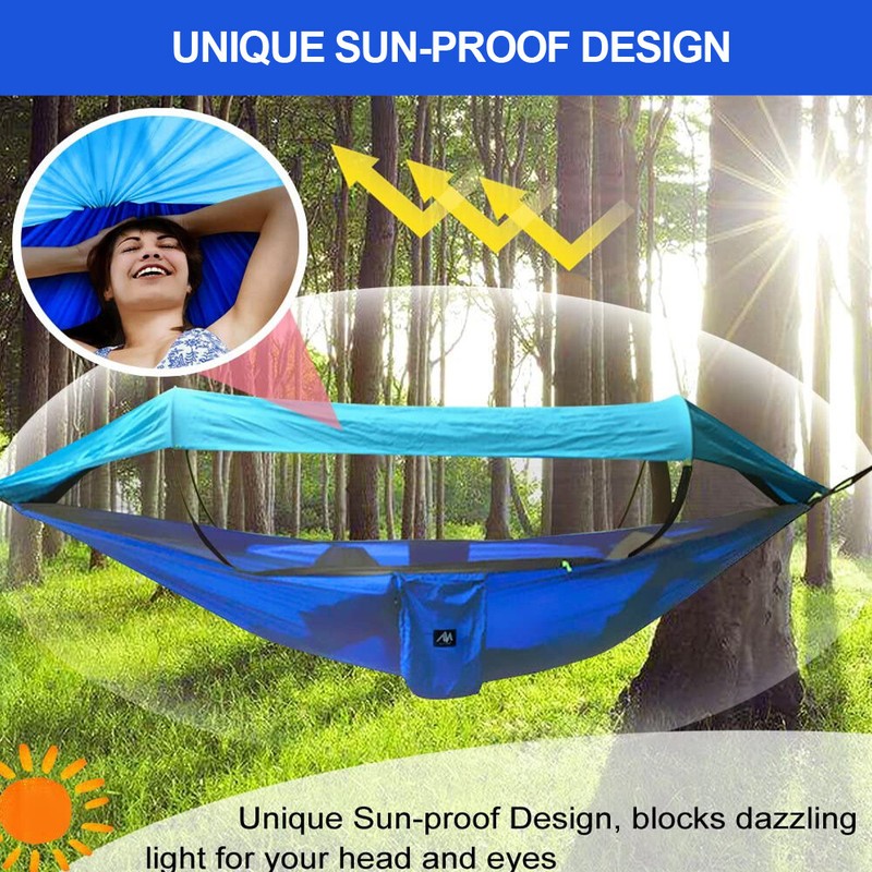 Camping Hammock With Mosquito Net / Under Quilt Blanke/& Rainfly Cover Tarp Fall gallery