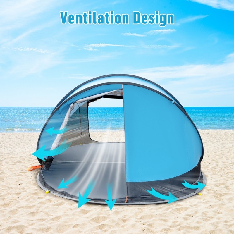 2-4 Person Instant Pop Up Beach Tent Canopy Portable Sun Shade Shelter gallery