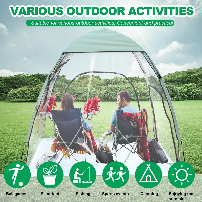 Large Clear Tents for Outside 2 Person, Sports Tent Waterproof Cold Weather,O... gallery
