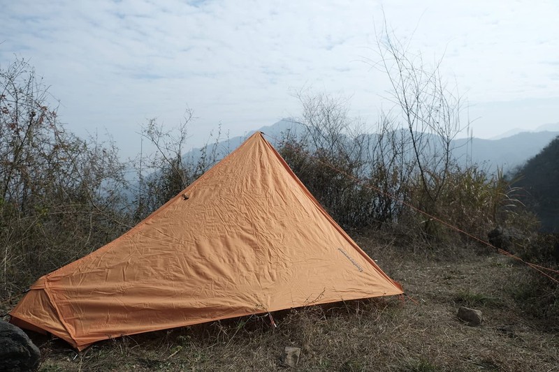 1 Person Trekking Pole Tent for Backpacking - Ultralight Backpacking Tent, Wa... gallery