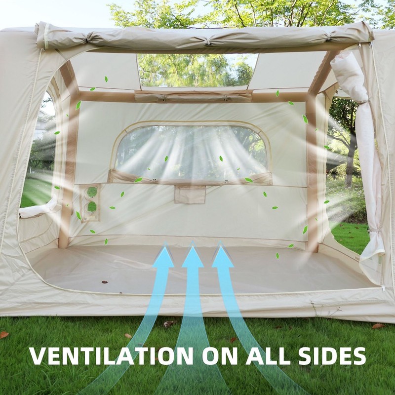 Inflatable camping tent, SUV tent, waterproof Oxford cloth air luxury tent gallery