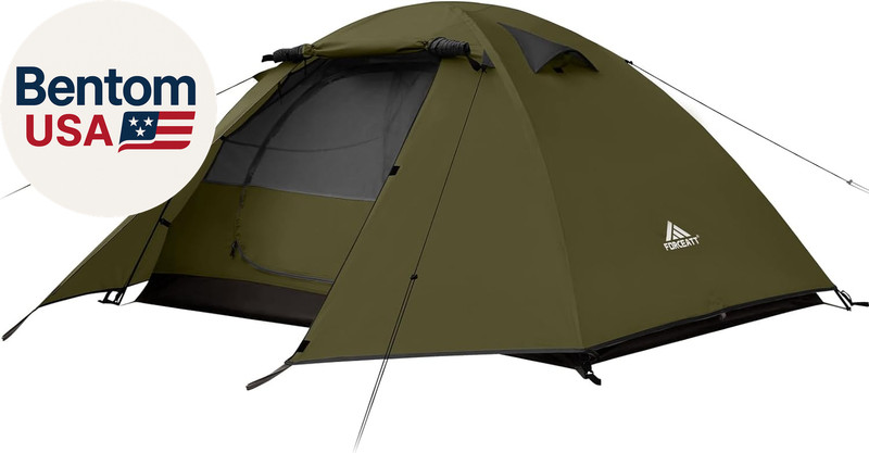 Camping Tent 2/3/4 Person, Professional Waterproof & Windproof Lightweight Backp
