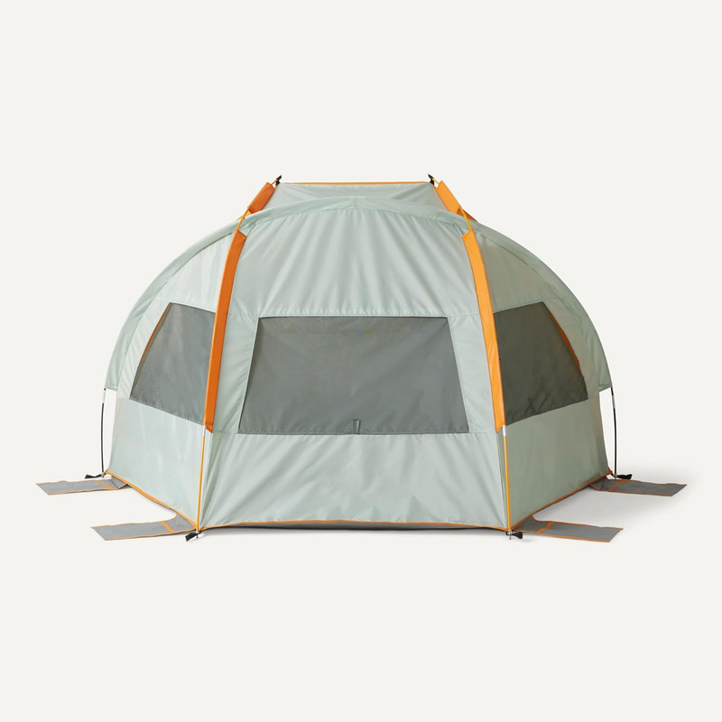 Camping Sun Shelters, Gray and Orange, 7 X 4 X 4 Feet (Lxwxh) gallery