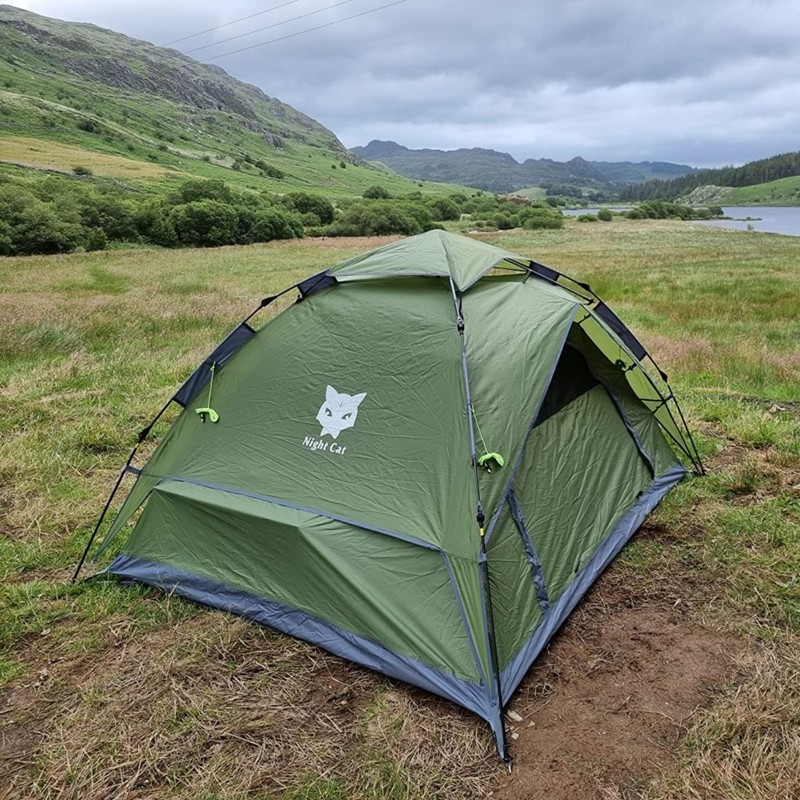 2-4 Person Family Instant Automatic Pop Up Tent for Backpacking, Camping, Hiking gallery
