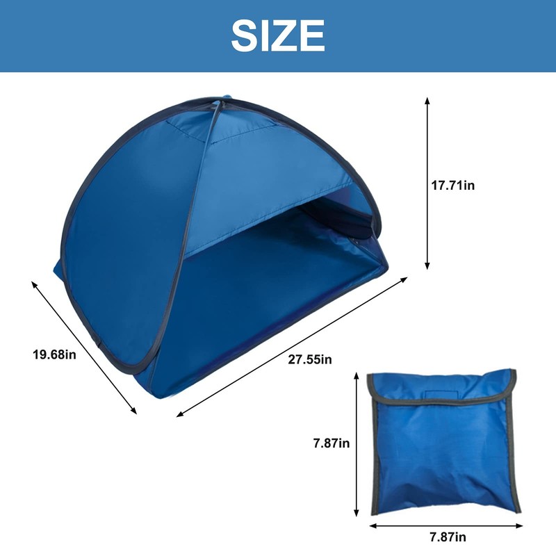 Beach Sun Shelter, Pop Up Portable Tent for Anti-UV Windproof Camping Picnic,... gallery