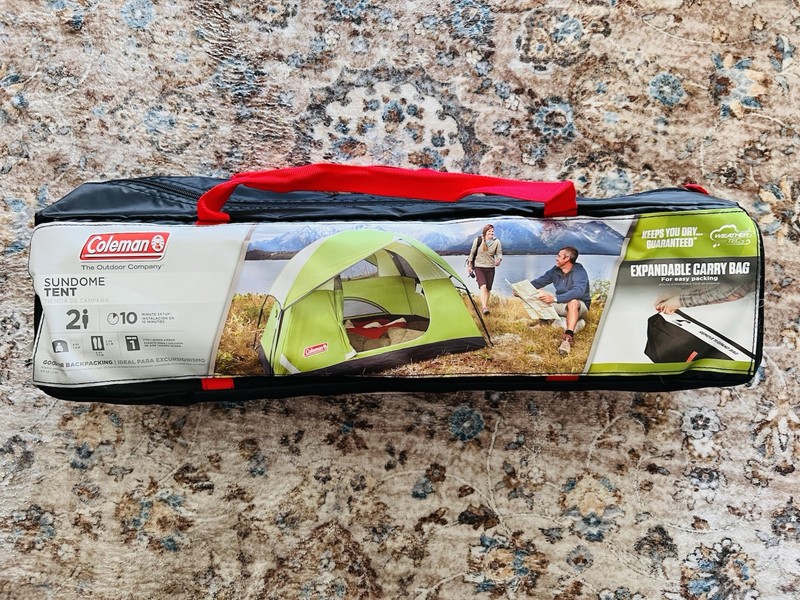 Coleman Sundome Tent 2-Person, 7x5 ft - Perfect for Camping & Hiking